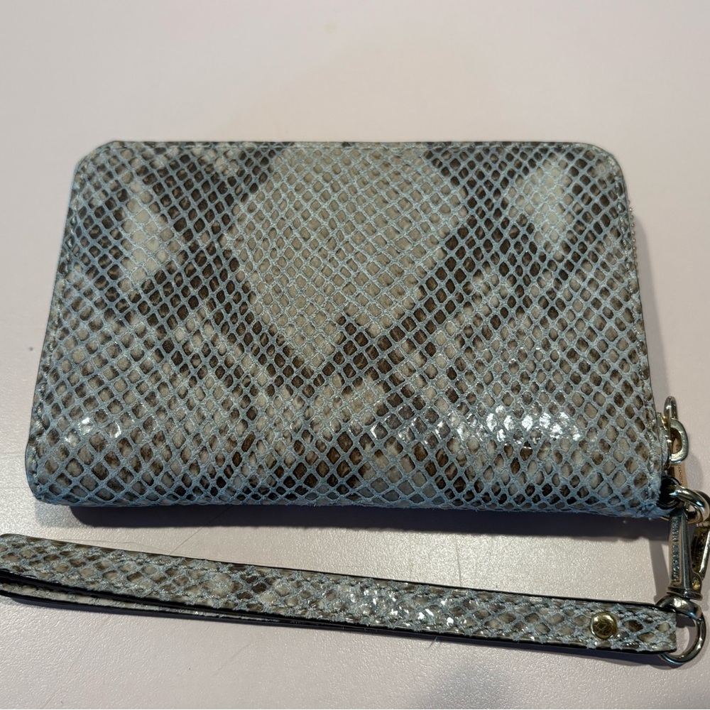 Michael Kors JetSet Snakeskin Wristlet - Picture 4 of 6